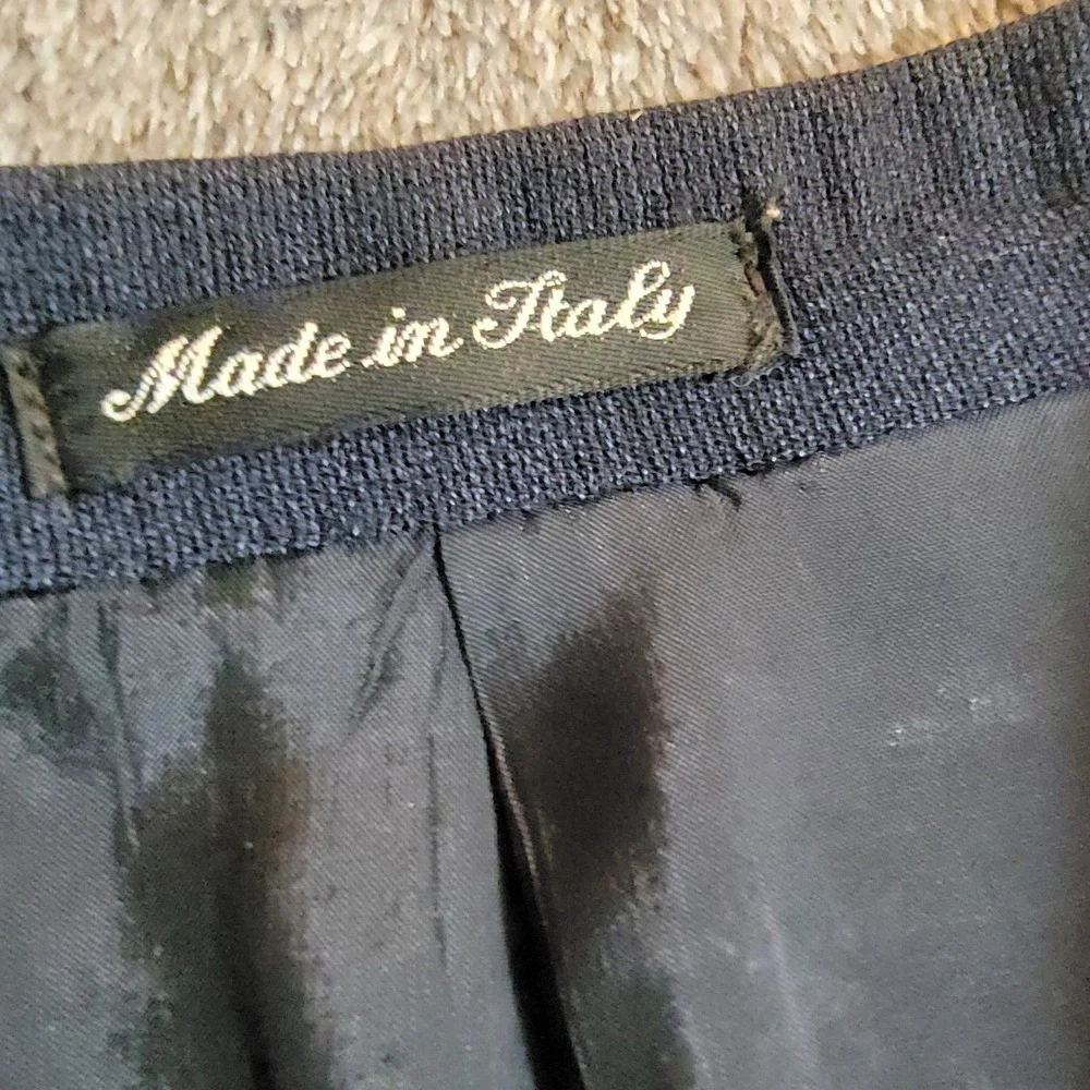 Pal Zileri Made In Italy Men's Navy Blue Blazer Sport Coat 56L‎
